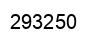 Number 293250 black image