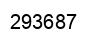 Number 293687 black image