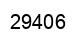 Number 29406 black image