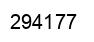 Number 294177 black image
