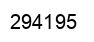 Number 294195 black image