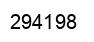 Number 294198 black image