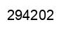Number 294202 black image