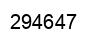 Number 294647 black image