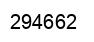 Number 294662 black image