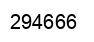 Number 294666 black image