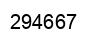 Number 294667 black image