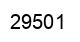 Number 29501 black image