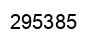 Número 295385 imagen negro