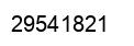 Number 29541821 black image