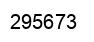 Number 295673 black image