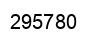 Number 295780 black image