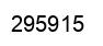 Number 295915 black image