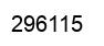 Number 296115 black image