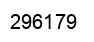 Number 296179 black image