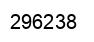 Number 296238 black image