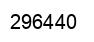 Number 296440 black image