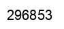 Number 296853 black image