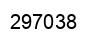 Number 297038 black image