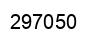 Number 297050 black image