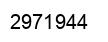 Number 2971944 black image