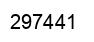 Number 297441 black image
