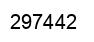 Number 297442 black image