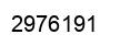 Number 2976191 black image