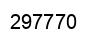 Number 297770 black image