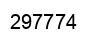 Number 297774 black image