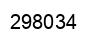Number 298034 black image