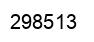Number 298513 black image