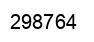 Number 298764 black image