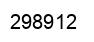 Number 298912 black image