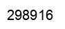 Number 298916 black image