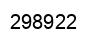 Number 298922 black image