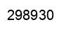 Number 298930 black image