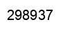 Number 298937 black image