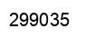 Número 299035 imagen negro