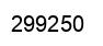 Número 299250 imagen negro