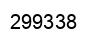 Number 299338 black image