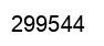 Number 299544 black image