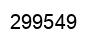 Number 299549 black image