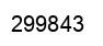 Número 299843 imagen negro