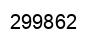 Número 299862 imagen negro