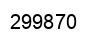 Número 299870 imagen negro