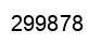 Número 299878 imagen negro