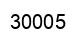 Number 30005 black image