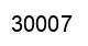 Número 30007 imagen negro