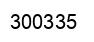 Número 300335 imagen negro